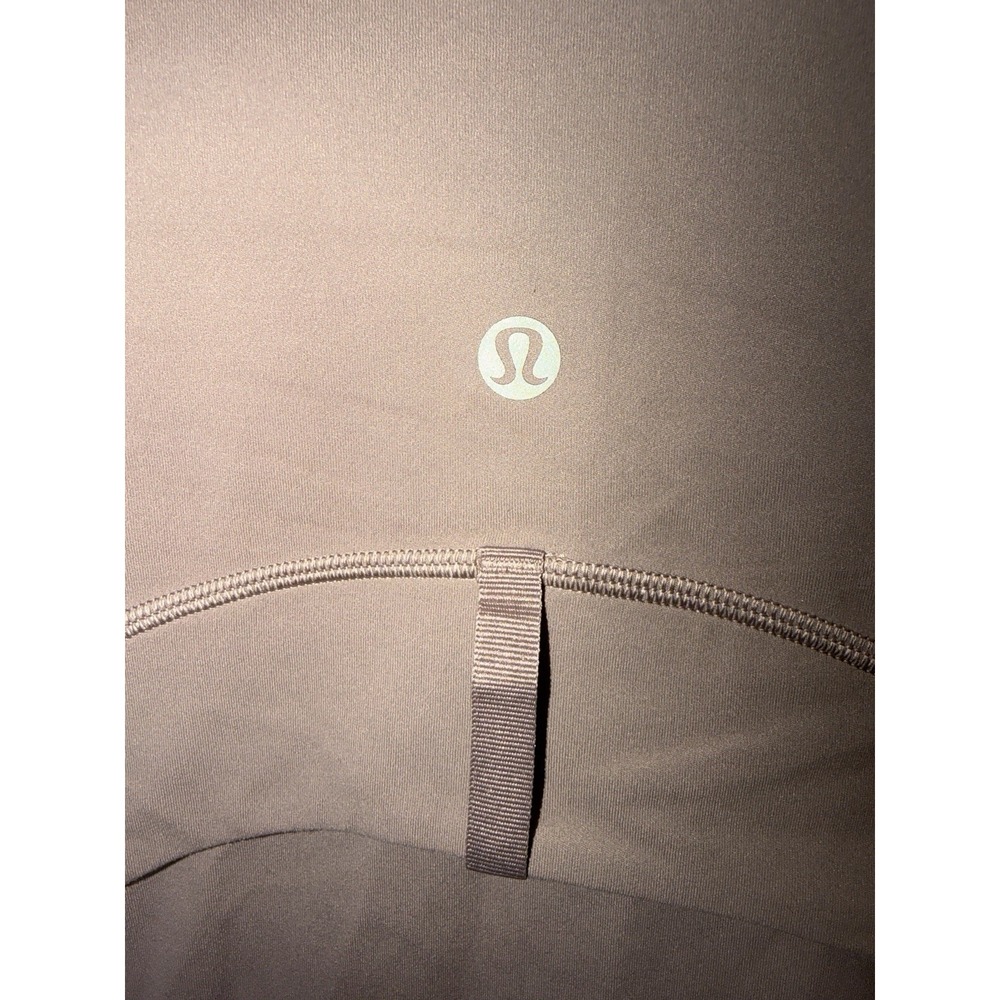 Lululemon Define Cropped Jacket 8 Gold Zipper Women's Brown Long Sleeve Nulu - Picture 5 of 7